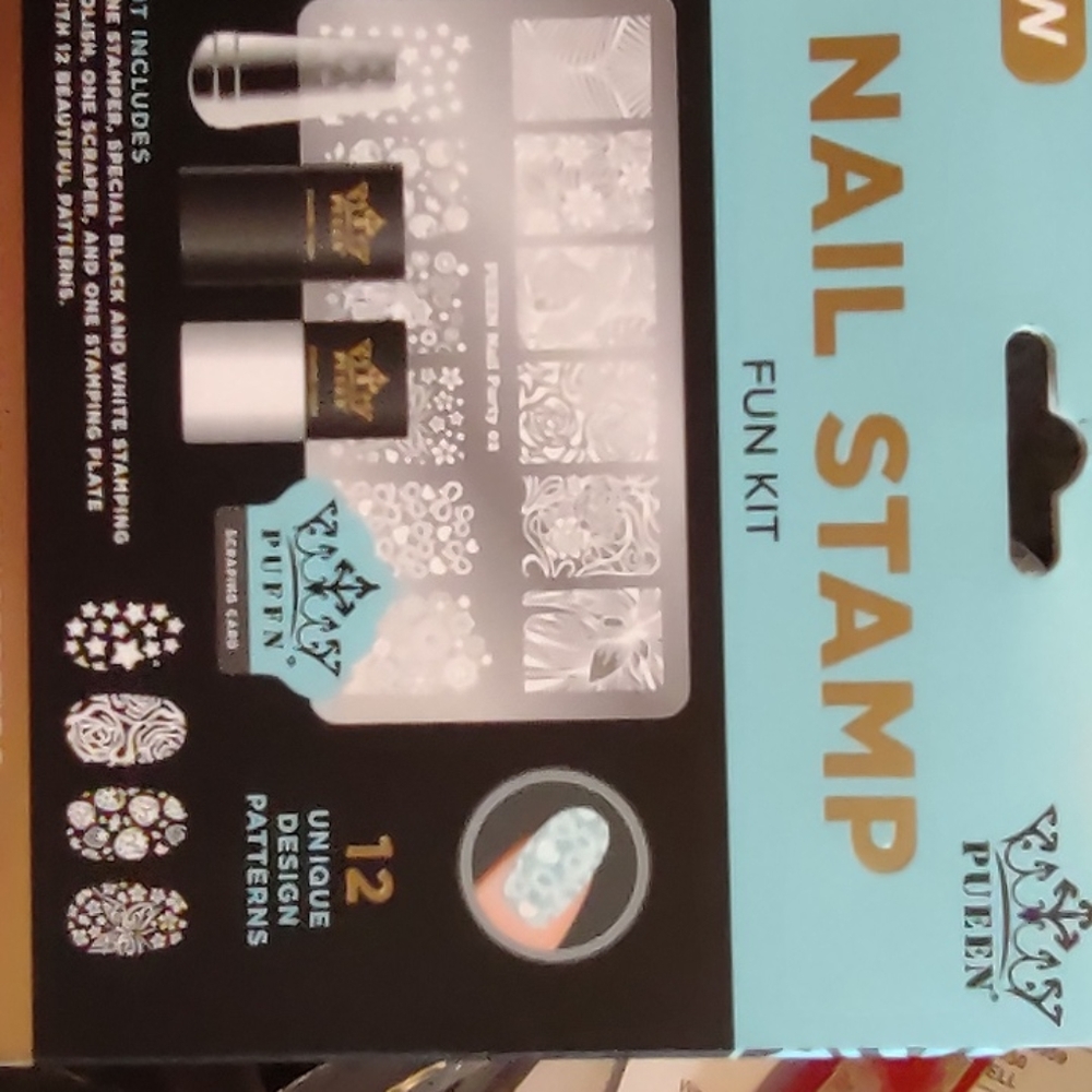 Nail stamp kit Brand new never opened.